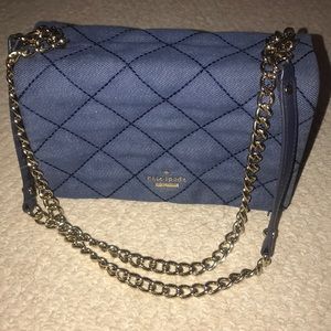 Denim Kate spade crossbody chain bag !